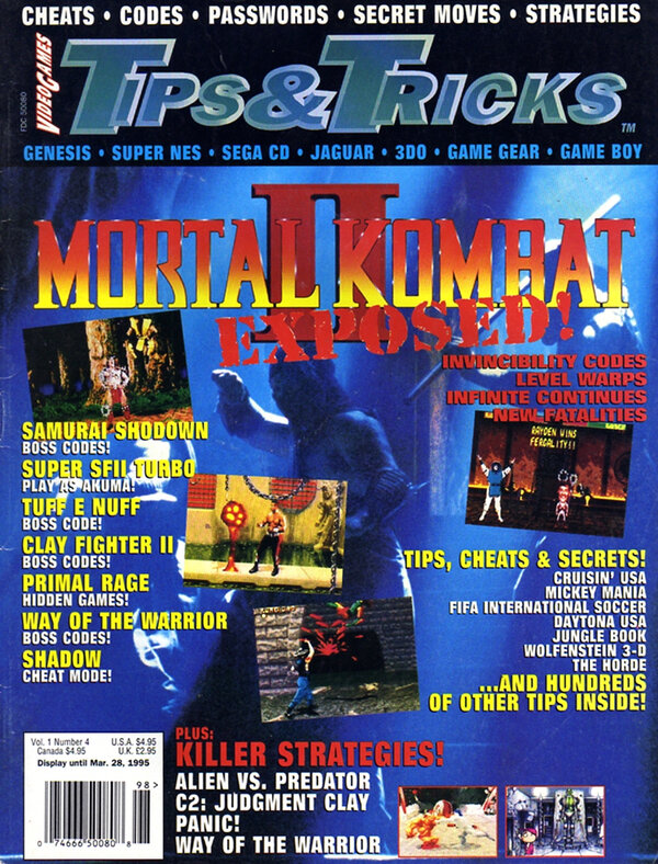 Tips & Tricks Issue 004 (Winter 1995) cover